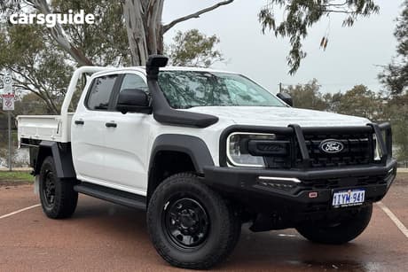 White 2026 Ford Ranger Dual Cab Chassis Super Duty (4X4)