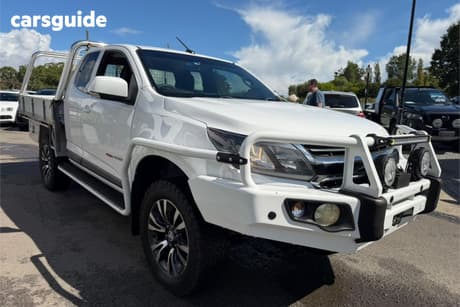 White 2017 Holden Colorado Space Cab Chassis Ls (4X4)