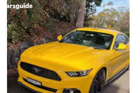 Yellow 2017 Ford Mustang Coupe Fastback 2.3 Gtdi
