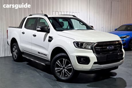 White 2021 Ford Ranger Double Cab Pick Up Wildtrak 3.2 (4X4)