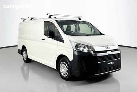 White 2025 Toyota HiAce Van Lwb