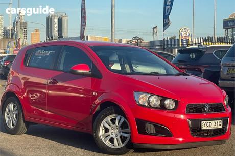 Red 2015 Holden Barina Hatchback Cd
