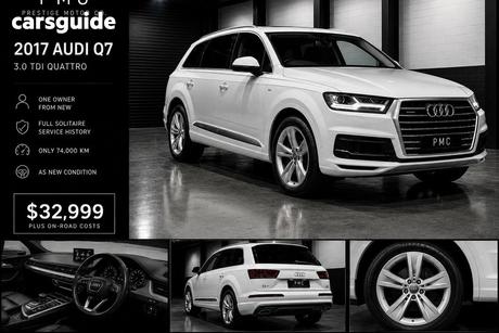 White 2017 Audi Q7 Wagon 3.0 Tdi Quattro