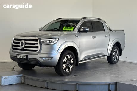 Silver 2024 GWM UTE Dual Cab Utility Cannon-X (4X4)