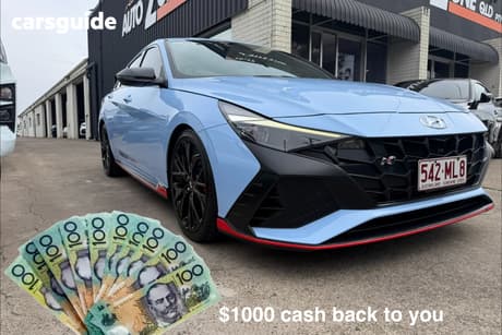 Blue 2023 Hyundai I30 Sedan N Line Premium
