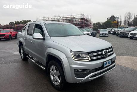 Silver 2017 Volkswagen Amarok Dual Cab Utility V6 Tdi 550 Highline
