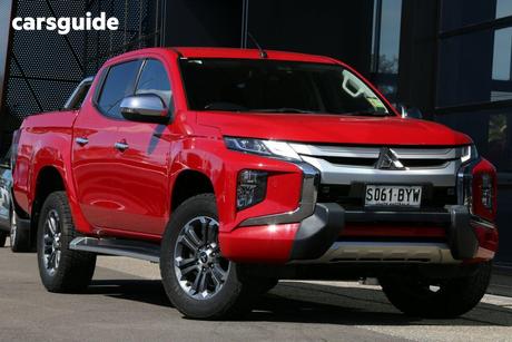 Red 2019 Mitsubishi Triton Double Cab Pick Up Gls (4X4) Premium