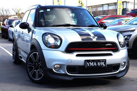 Silver 2015 Mini Countryman SUV JOHN COOPER WORKS 4WD