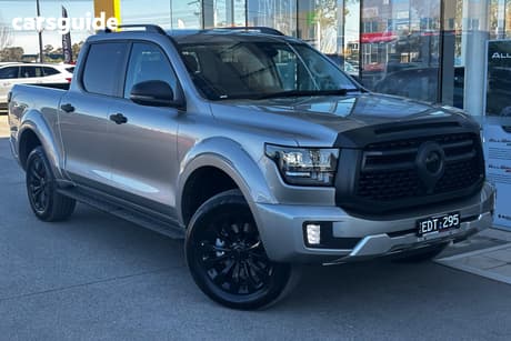 Silver 2026 GWM Cannon Alpha Dual Cab Utility Vanta
