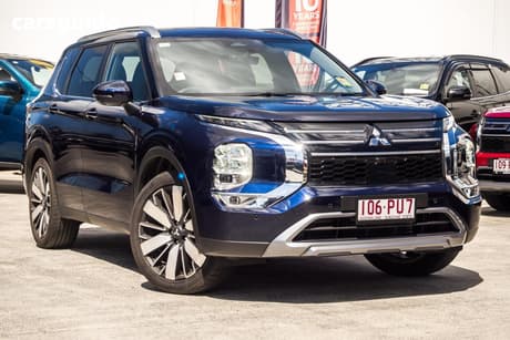 Blue 2025 Mitsubishi Outlander Wagon Aspire 7 Seat (2Wd)