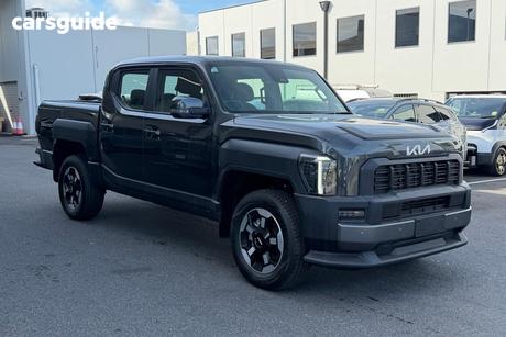 Grey 2025 Kia Tasman Double Cab Pick Up Sx+ (4X4) (Std) Black Fender
