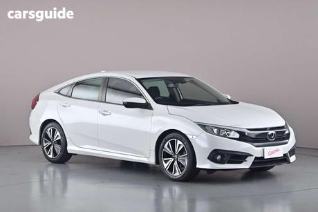White 2016 Honda Civic Sedan Vti-L