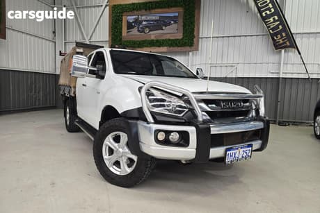 White 2018 Isuzu D-MAX Space Cab Utility Ls-U Hi-Ride (4X4)