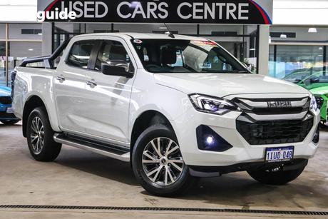White 2025 Isuzu D-MAX Crew Cab Utility Ls-U (4X4)