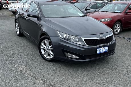 Grey 2012 Kia Optima Sedan Platinum