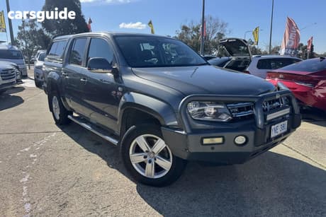 Grey 2019 Volkswagen Amarok Dual Cab Utility V6 Tdi 550 Sportline