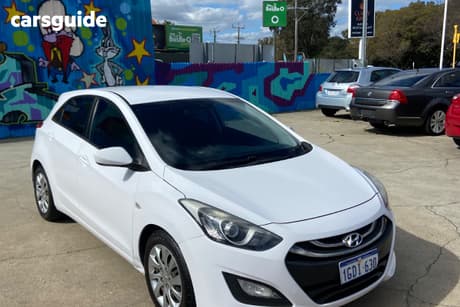 White 2014 Hyundai I30 Hatchback Active