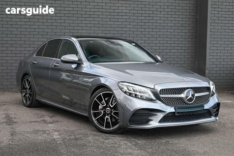 Grey 2019 Mercedes-Benz C200 Sedan