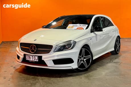 White 2013 Mercedes-Benz A250 Hatchback Sport