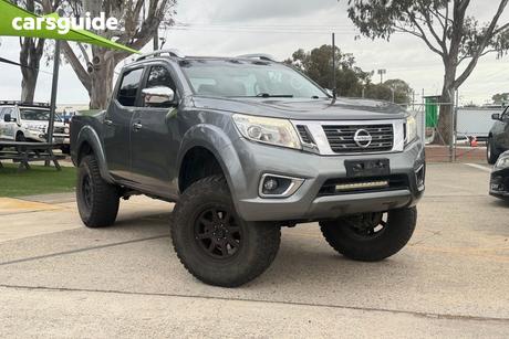Grey 2015 Nissan Navara Dual Cab Utility St-X (4X4)