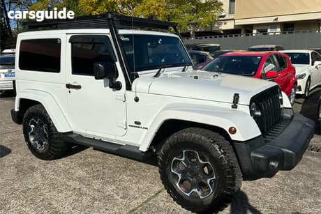 White 2016 Jeep Wrangler Hardtop Overland (4X4)
