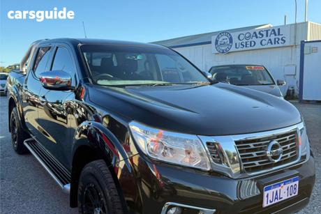 Black 2015 Nissan Navara Dual Cab Utility St (4X2)