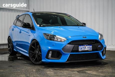 Blue 2018 Ford Focus Hatchback Rs Limited Edition