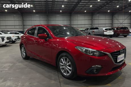 Red 2015 Mazda 3 Hatchback Maxx