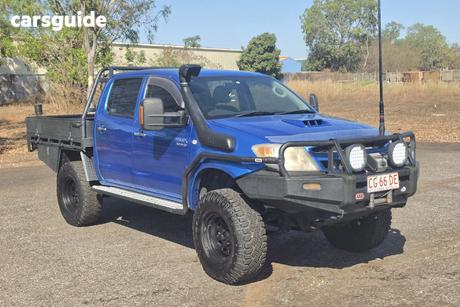 Blue 2005 Toyota Hilux Dual Cab Pick-up Sr5 (4X4)