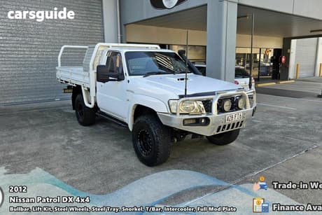 White 2012 Nissan Patrol Leaf Cab Chassis Dx (4X4)