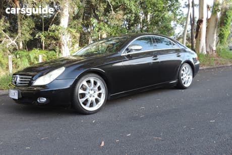 Black 2006 Mercedes-Benz CLS500 Coupe 500