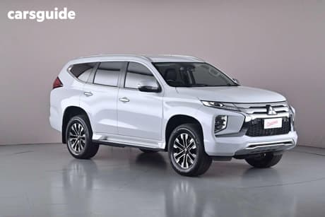 White 2021 Mitsubishi Pajero Sport Wagon Exceed (4X4) 7 Seat