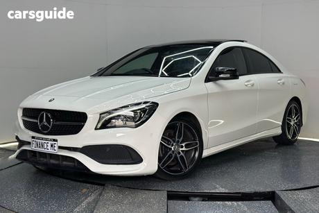 White 2016 Mercedes-Benz CLA200 Coupe 200