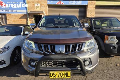 Grey 2017 Mitsubishi Triton Dual Cab Utility Gls (4X4)