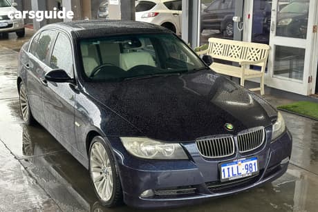 Blue 2007 BMW 3 Sedan 25I E90