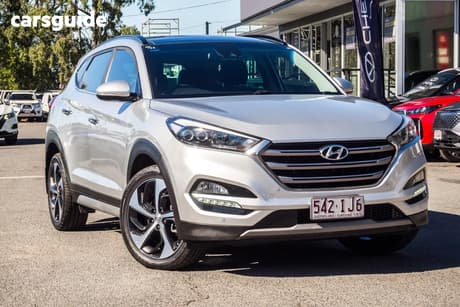 Silver 2017 Hyundai Tucson Wagon Highlander (Awd)