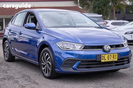 Blue 2024 Volkswagen Polo Hatchback Life