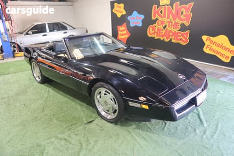 Black 1986 Chevrolet Corvette Convertible