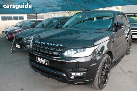 Black 2015 Land Rover Range Rover Sport Wagon 3.0 Sdv6 Se