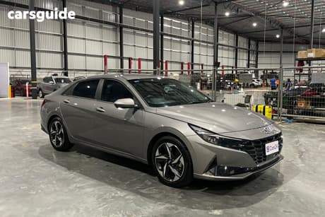 Grey 2022 Hyundai I30 Sedan Elite