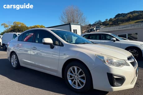 White 2012 Subaru Impreza Sedan 2.0I (Awd)