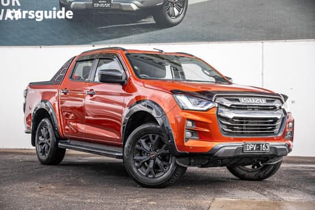Orange 2023 Isuzu D-MAX Crew Cab Utility X-Terrain (4X4)