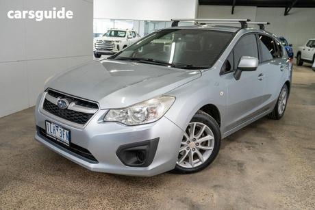 Silver 2012 Subaru Impreza Hatchback 2.0I (Awd)