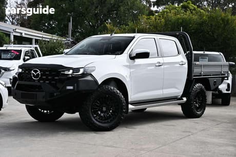 White 2024 Mazda BT-50 Dual Cab Chassis Xtr (4X4)