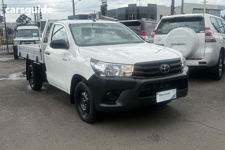 White 2021 Toyota Hilux Cab Chassis Workmate