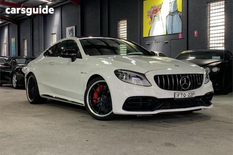 White 2019 Mercedes-Benz C63 Coupe S