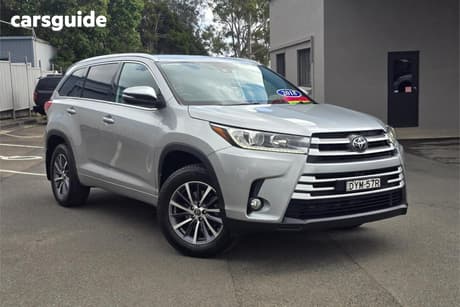 Silver 2018 Toyota Kluger Wagon Gxl (4X2)