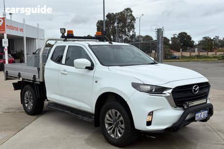 White 2021 Mazda BT-50 Freestyle Cab Chassis Xt (4X4)