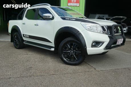 White 2017 Nissan Navara Dual Cab Utility N-Sport Black Edition