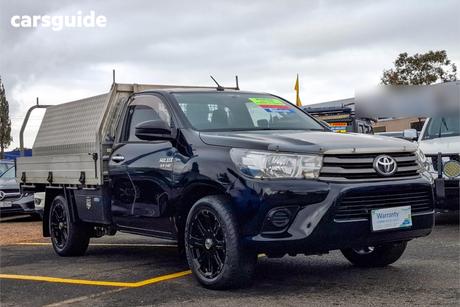 Black 2016 Toyota Hilux Cab Chassis Sr
